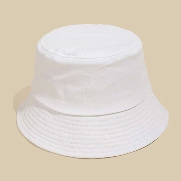 SHEIN White Bucket Hat OSFM - Picture 1 of 6